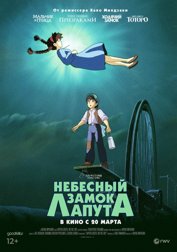постер к аниме Небесный замок Лапута